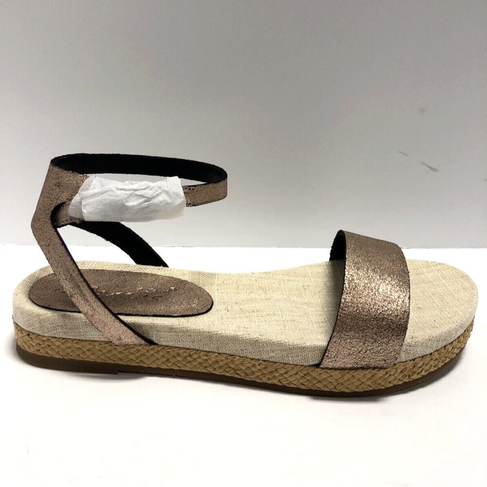 Splendid Women’s Malone, Rose Gold Ankle Strap Sandals, Size 6M